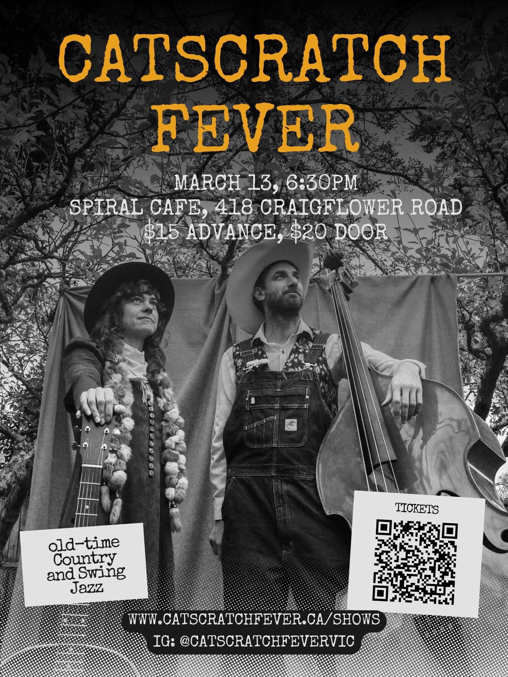 Catscratch Fever at Spiral Cafe at 418 Craigflower Road, Victoria, BC, Canada