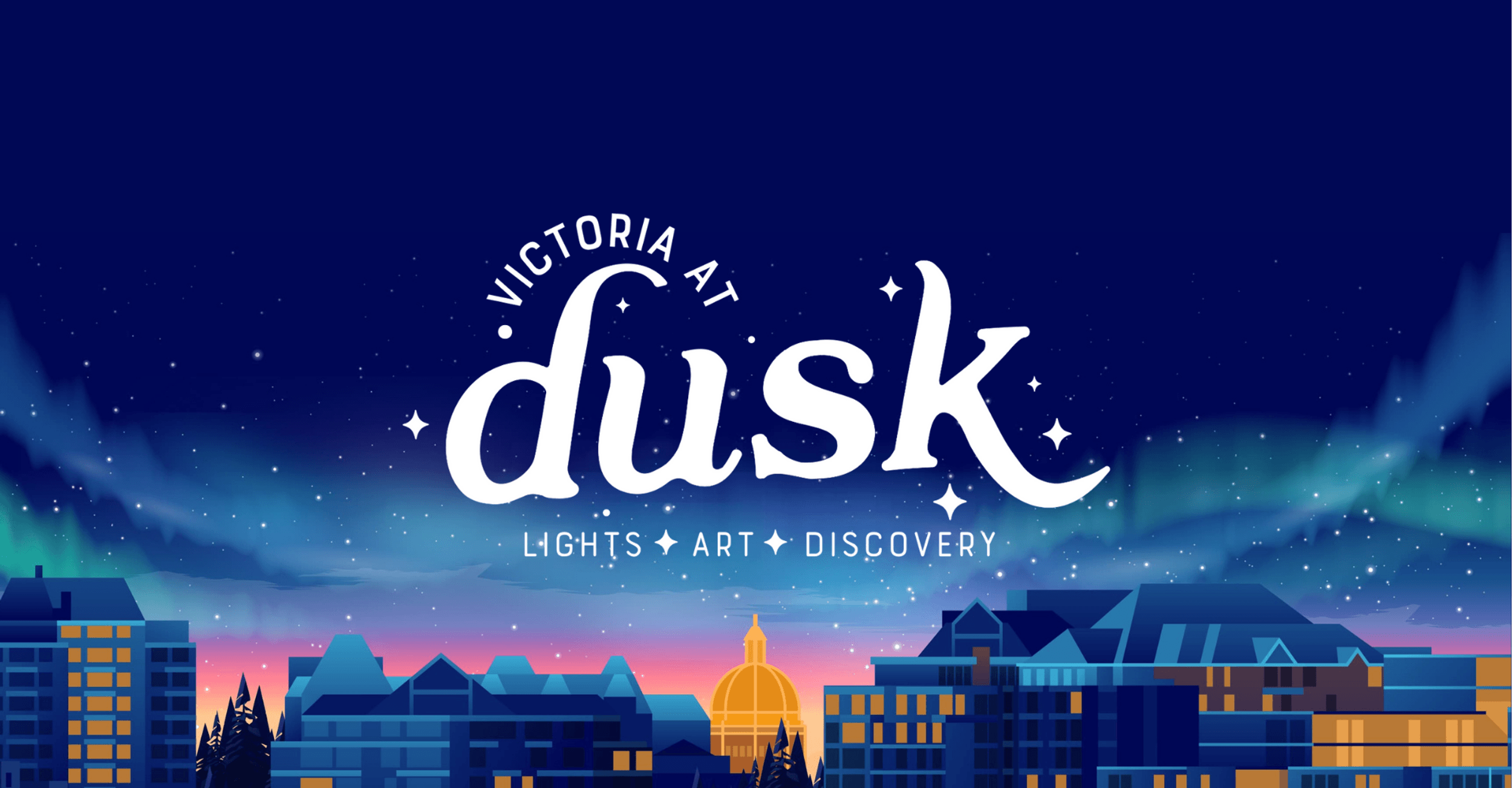 Victoria at Dusk at Downtown Victoria