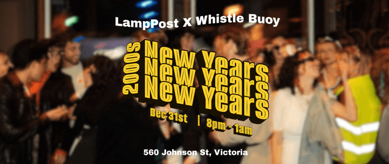 Y2K LampPost New Years at 560 Johnson Street, Victoria, BC, Canada