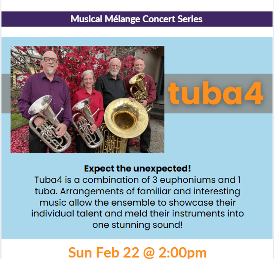 Musical Melange: tuba4 at 7180 East Saanich Rd. Saanichton