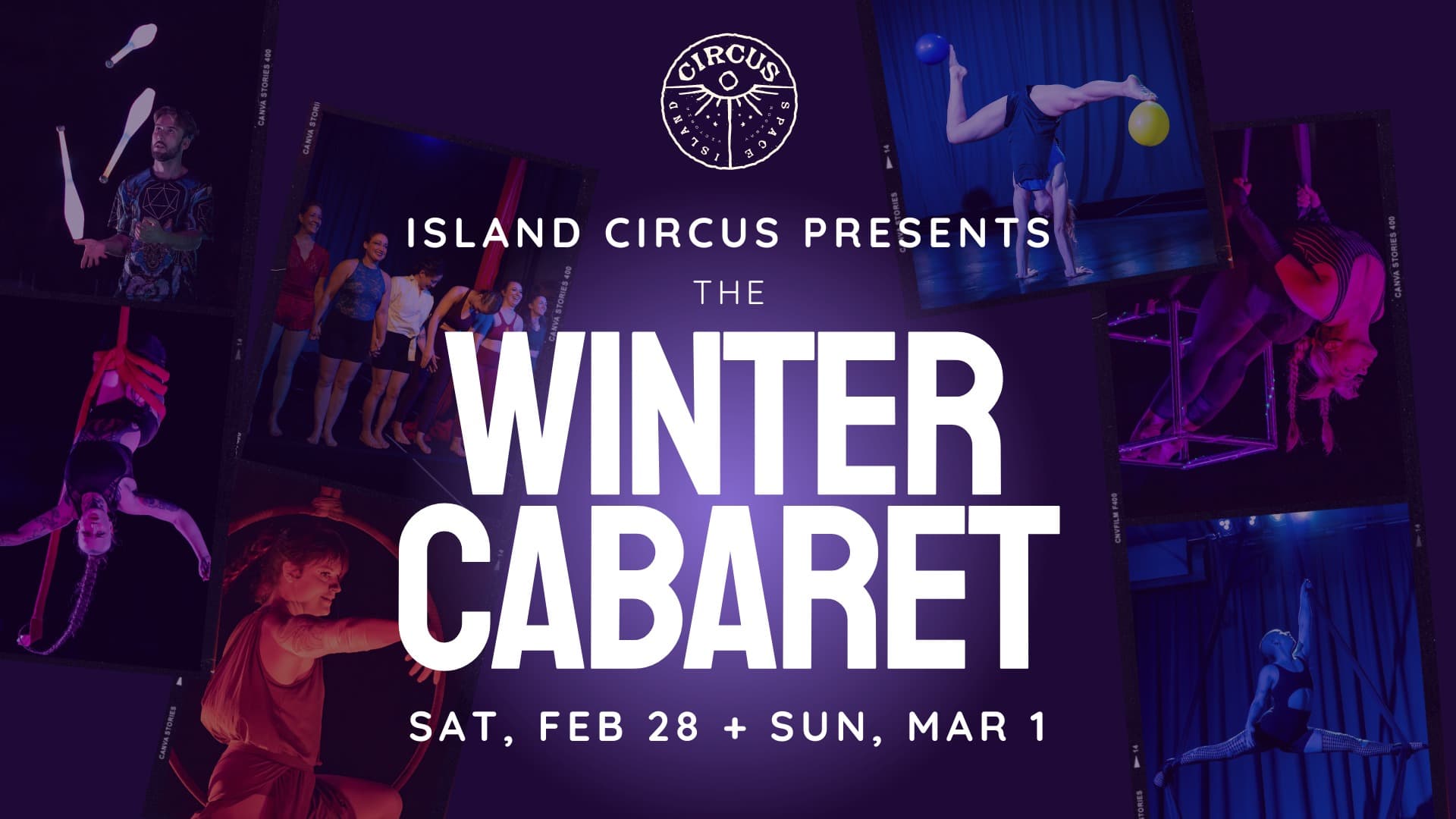 Winter Cabaret: a high energy circus show for all ages! at 932 Balmoral Road