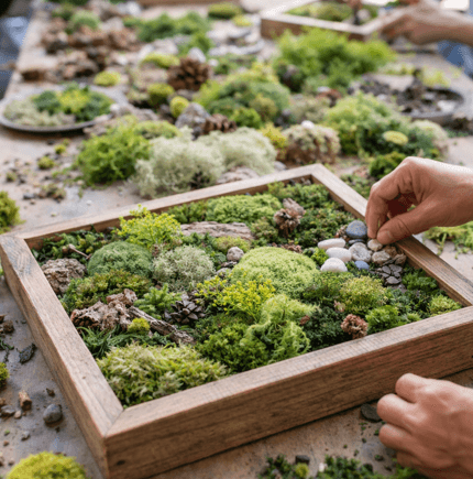 Moss Garden Picture Workshop at Patio Gardens - 6536 West Saanich Rd.