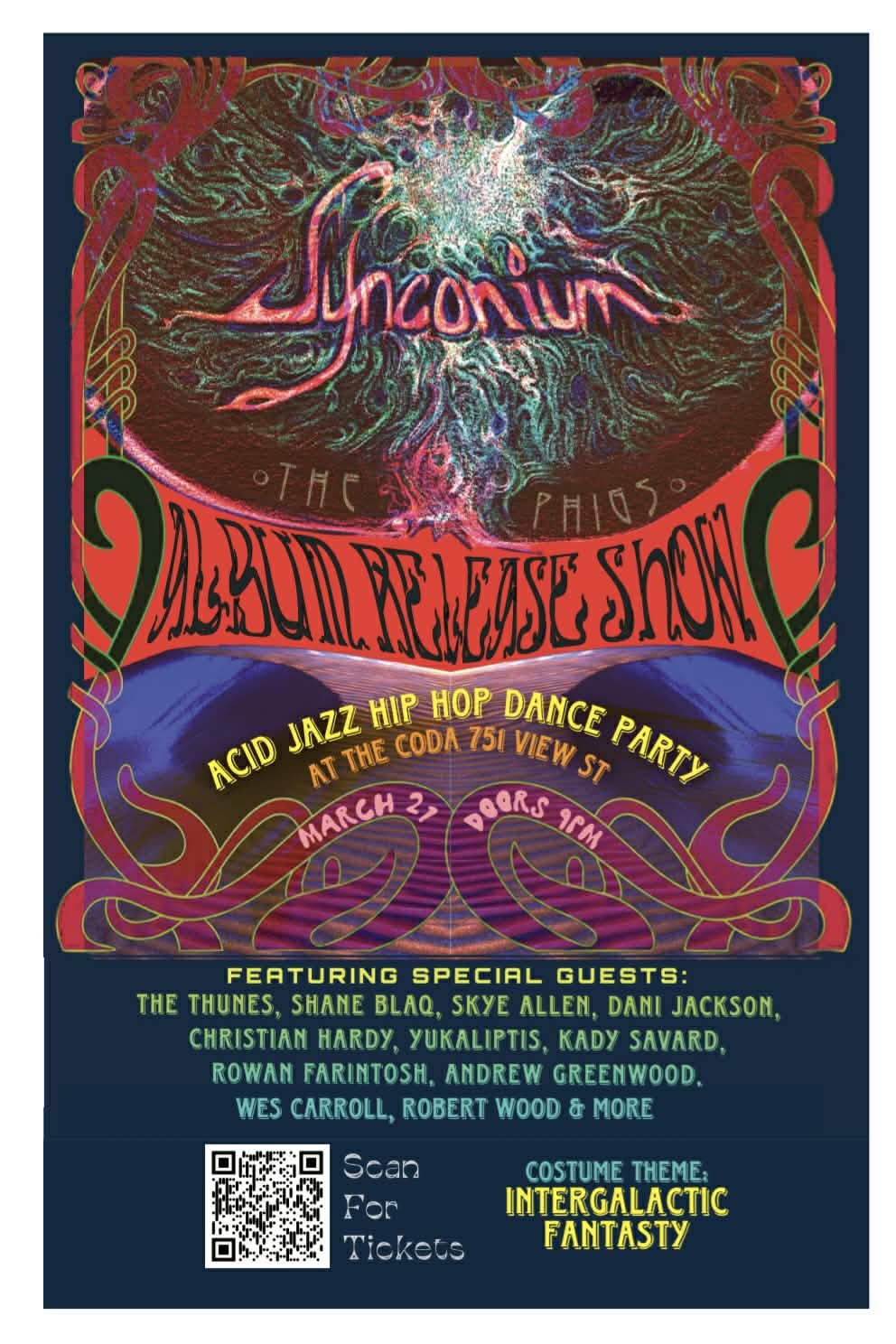 The Phigs "Synconium" Album Release DANCE PARTY w/ The Thunes at The Coda