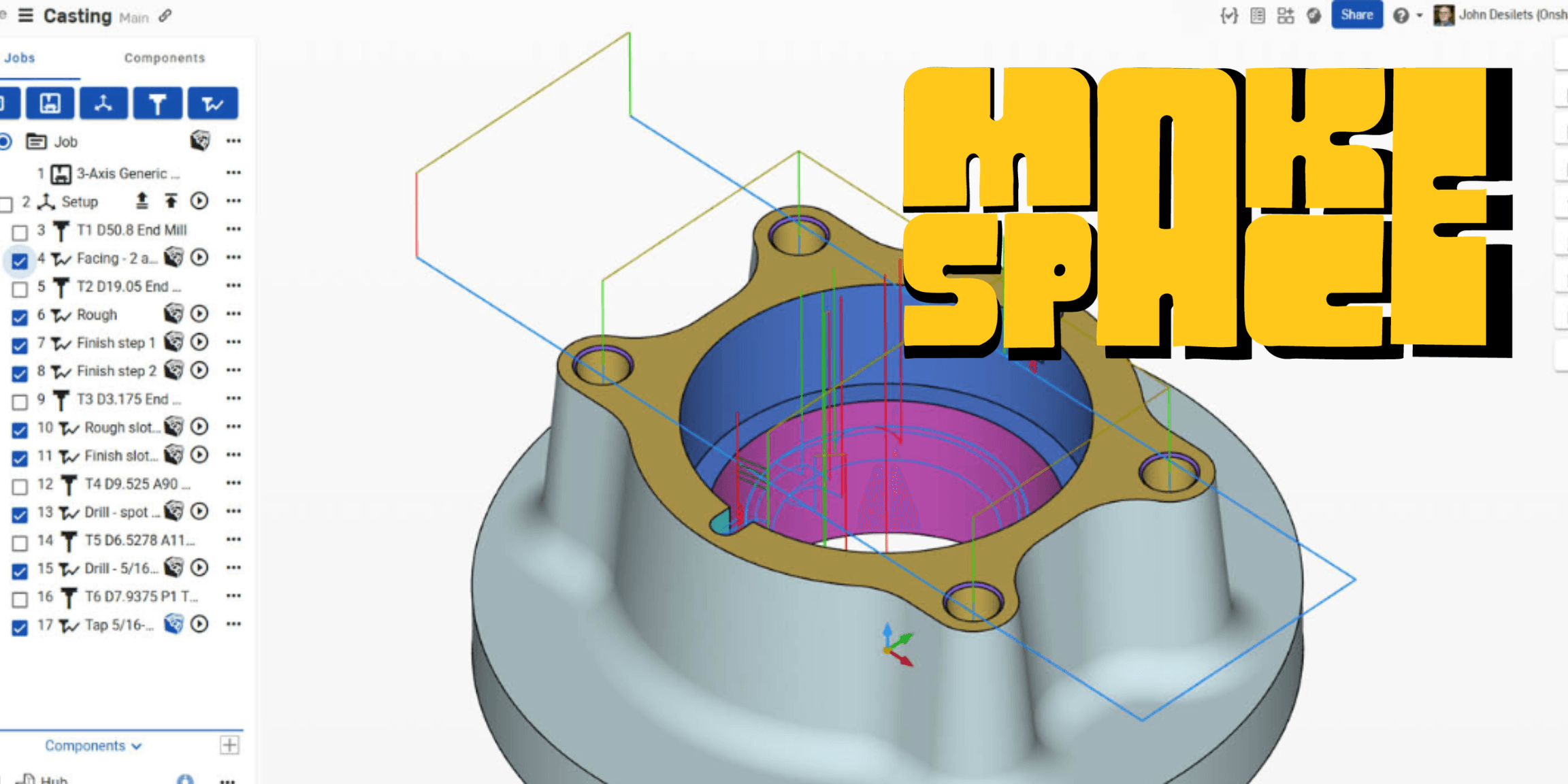 CAD modelling 101: Functional parts at MakeSpace North Park