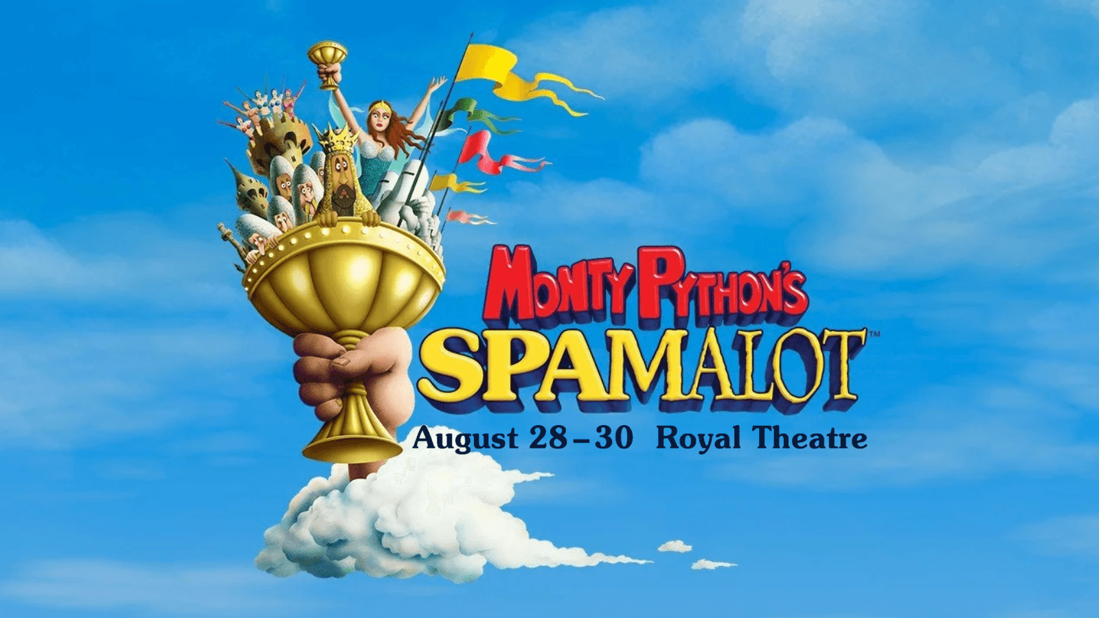 Broadway in Victoria presents MONTY PYTHON’S SPAMALOT, August 28-30, 2026 — Performing Arts in Victoria