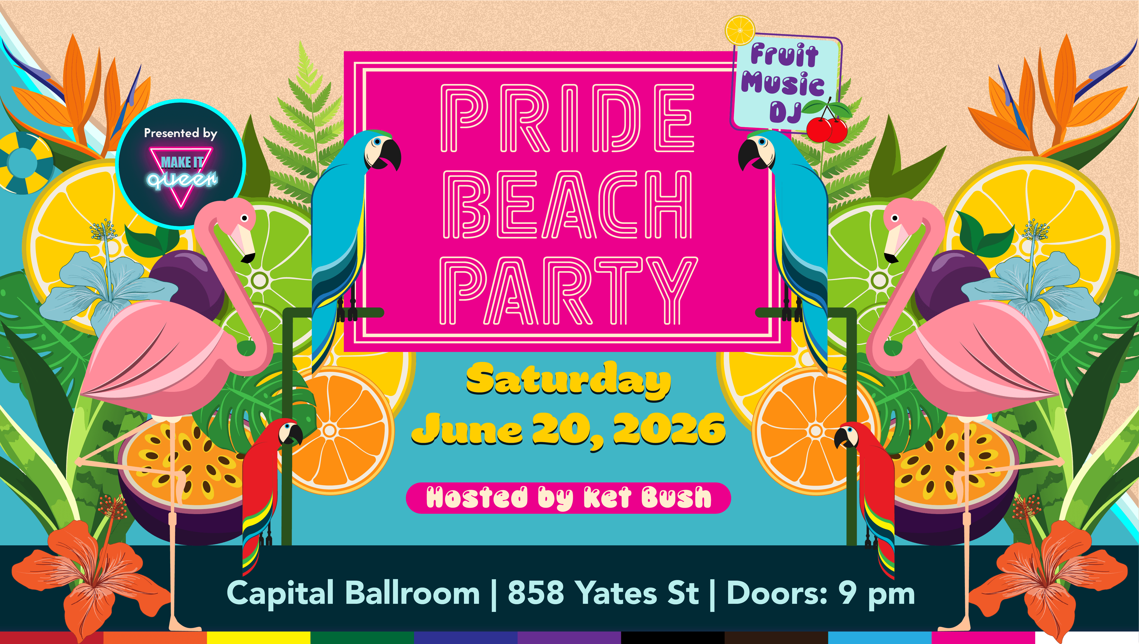 Pride Beach Party — LGBTQ2+ in Victoria