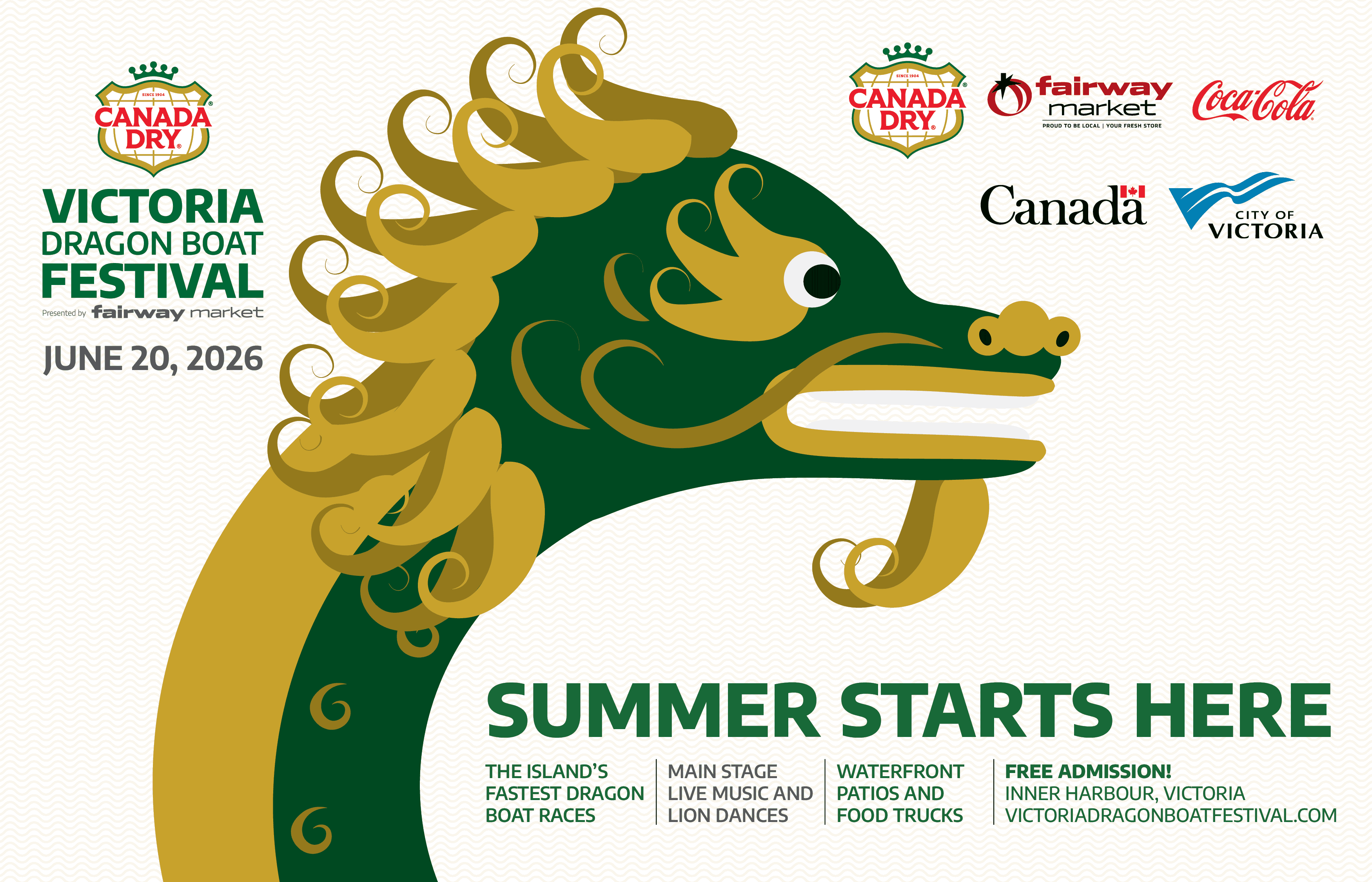 Canada Dry Victoria Dragon Boat festival presented by Fairway Market — Sports & Athletics in Victoria