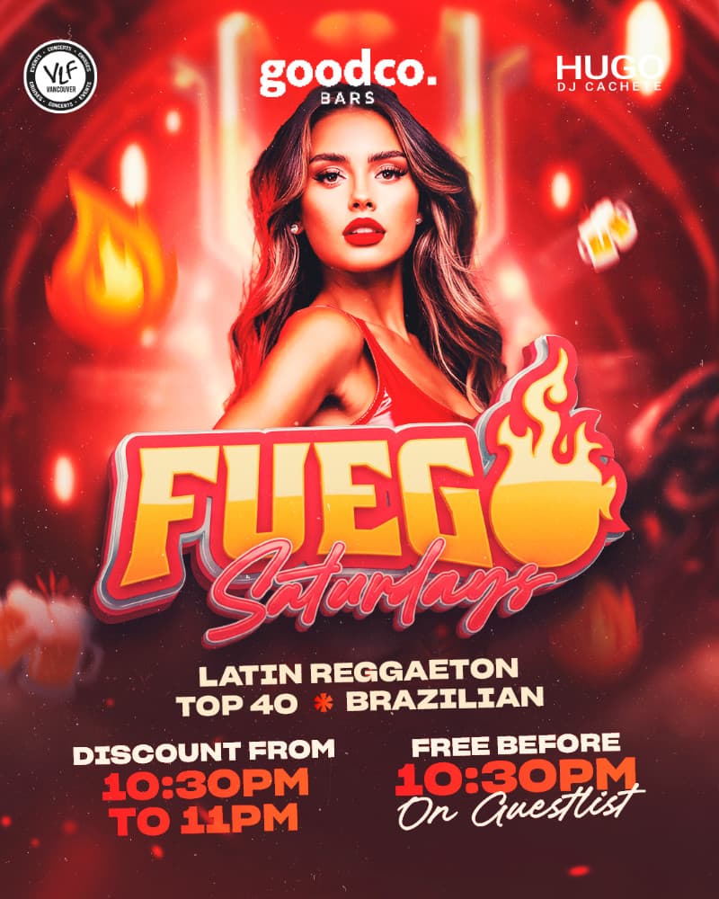 Fuego Saturdays At Good Co at Good Co. Bar