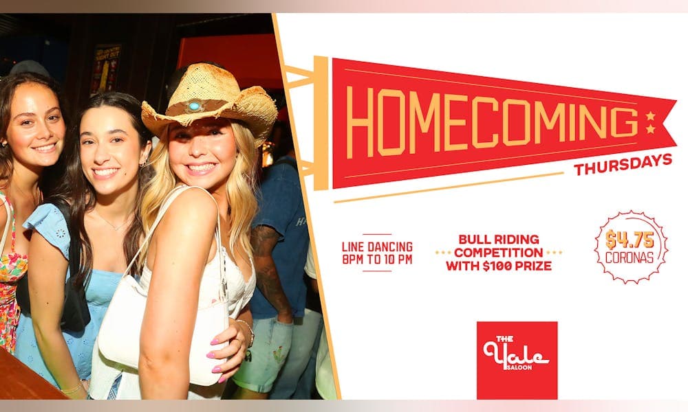The Yale Saloon Presents: Homecoming Thursdays at The Yale Saloon