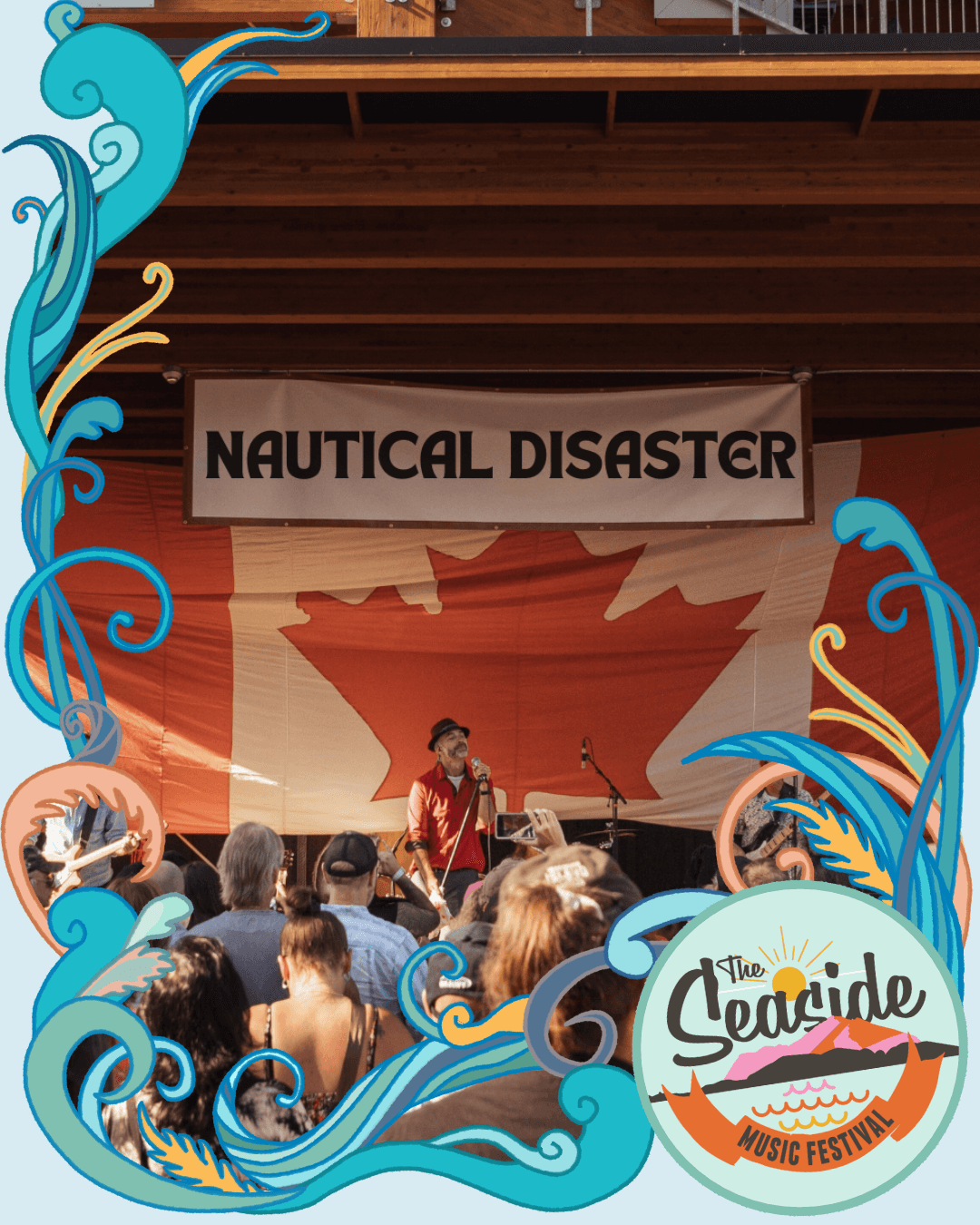 Nautical Disaster - Canada's Tribute to The Tragically Hip at The Seaside Music Festival at Army, Navy, Air Force #302 Sidney
