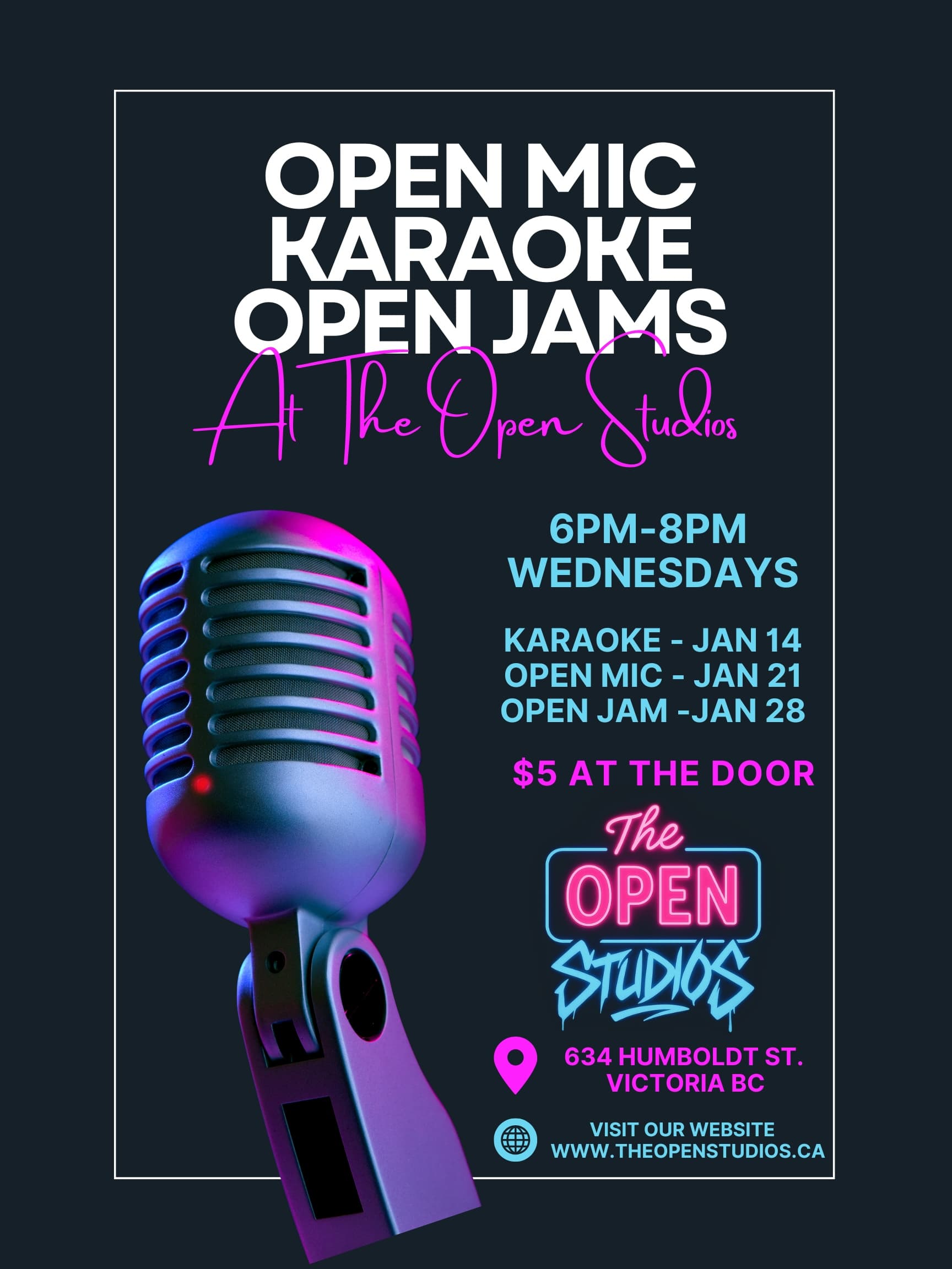 All-Ages Karaoke at The Open Studios! at The Open Studios