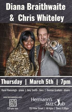Diana Braithwaite & Chris Whiteley at Hermann's Jazz Club