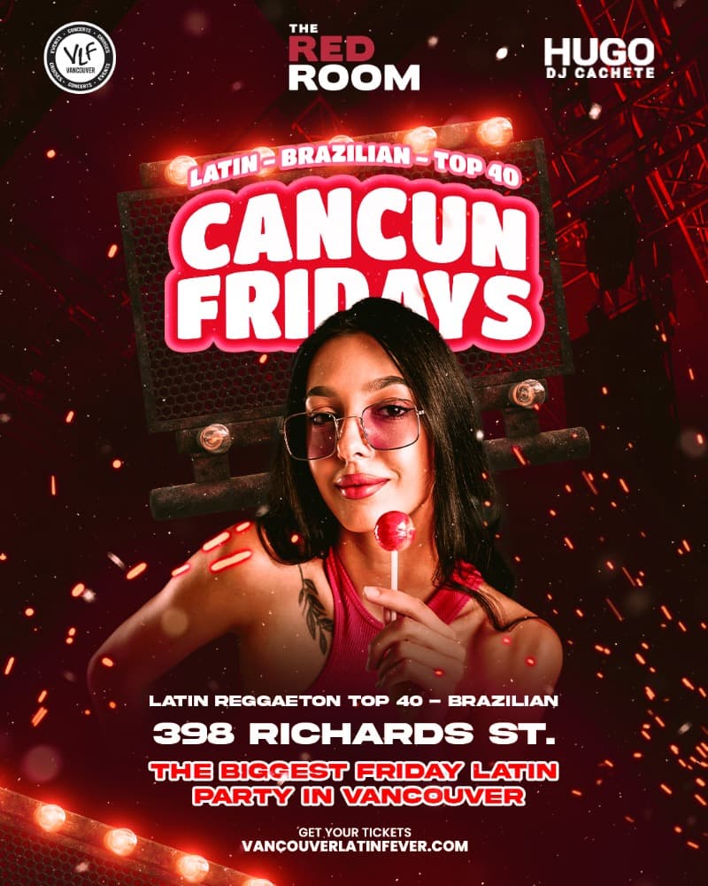 Cancun Fridays At Red Room at Red Room - 398 Richards St