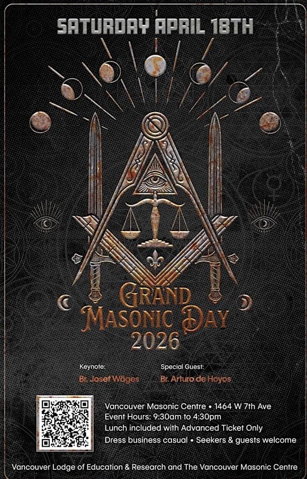 Grand Masonic Day 2026 at Vancouver Masonic Centre