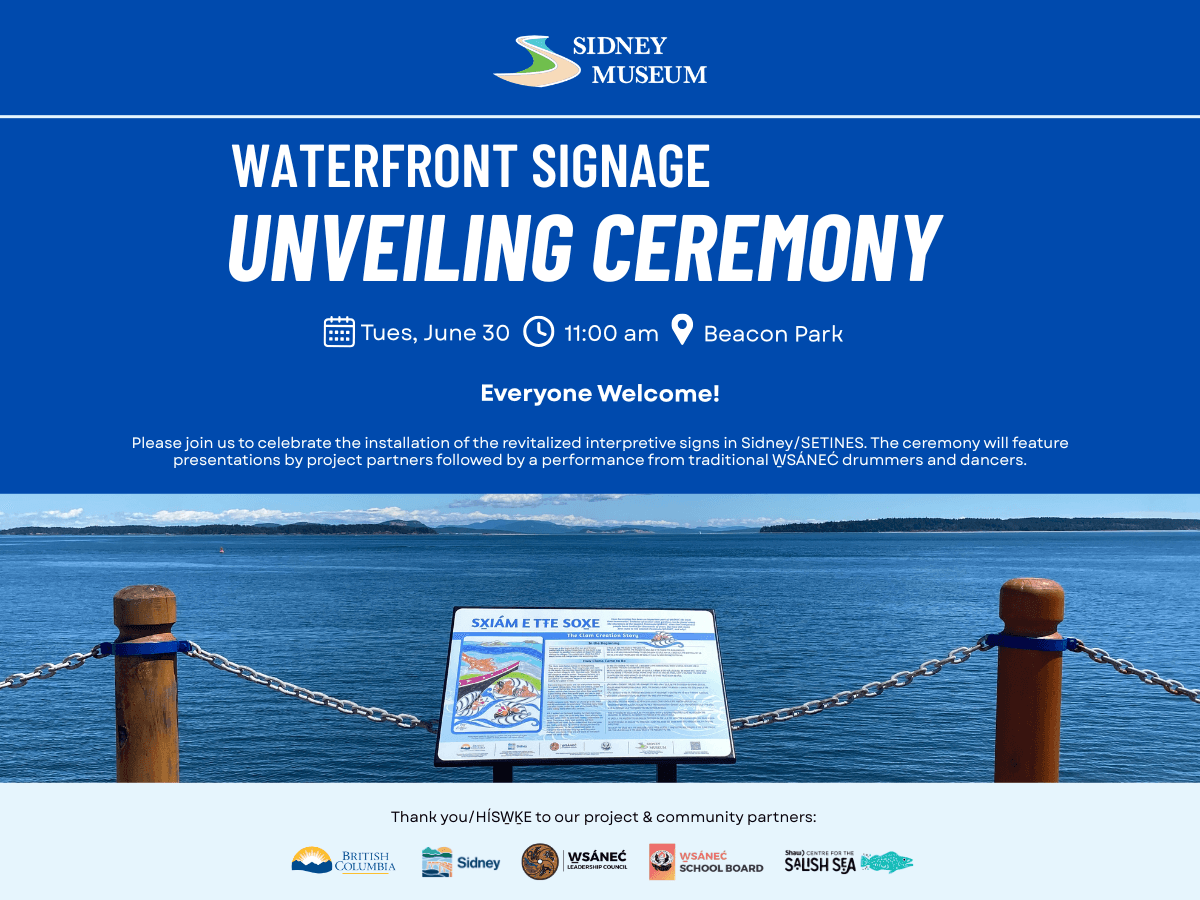Waterfront Signage Project Unveiling Ceremony — Community Events in Victoria