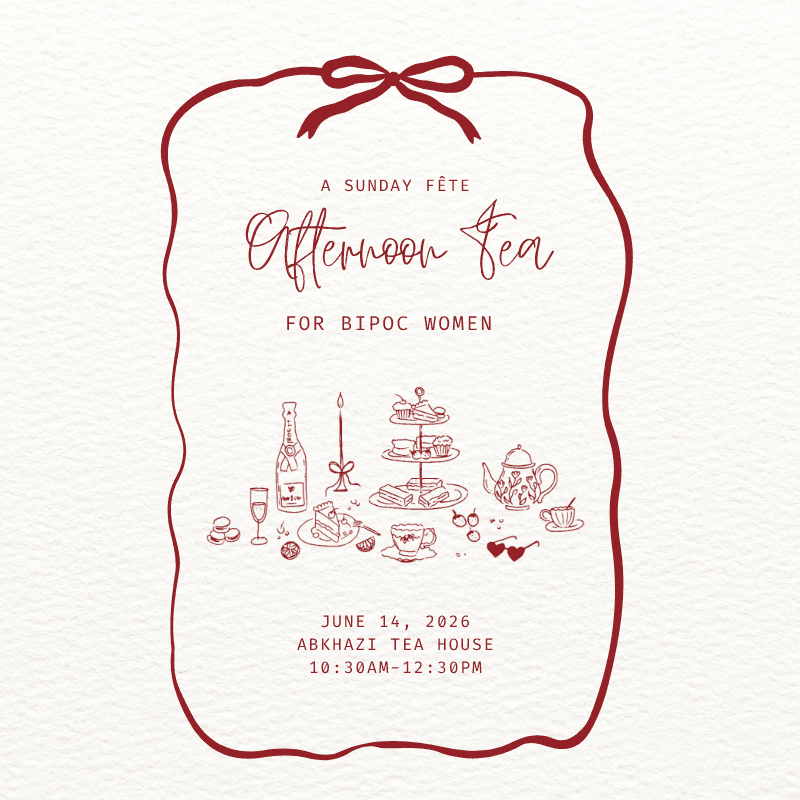 Afternoon Tea for BIPOC Women — Foodie Events in Victoria