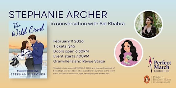 Stephanie Archer in Conversation with Bal Khabra - Wild Card Book Tour at Revue Stage