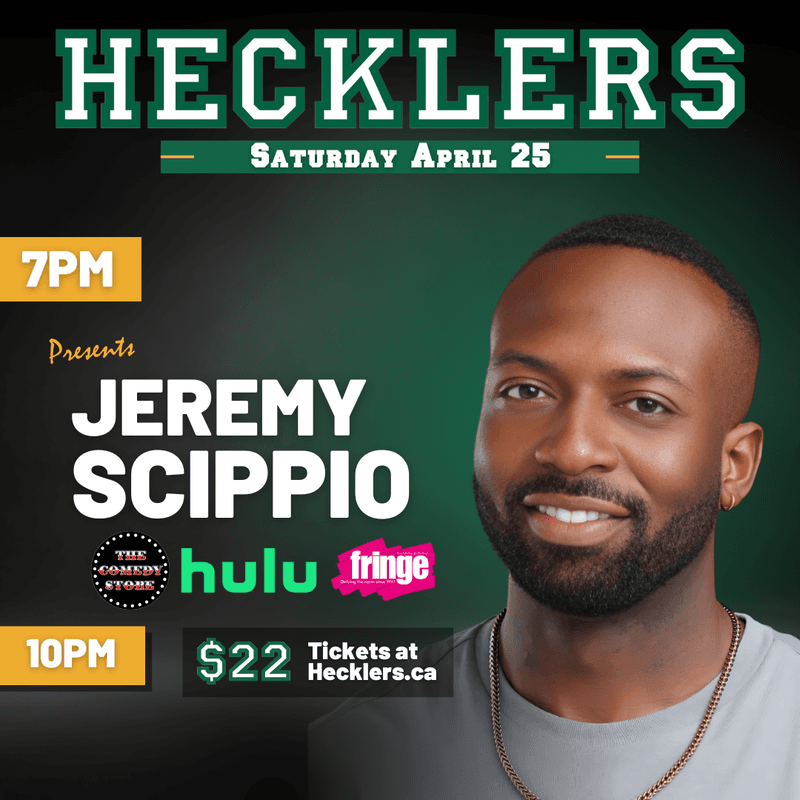 Hecklers Presents: Jeremy Scippio — Performing Arts in victoria
