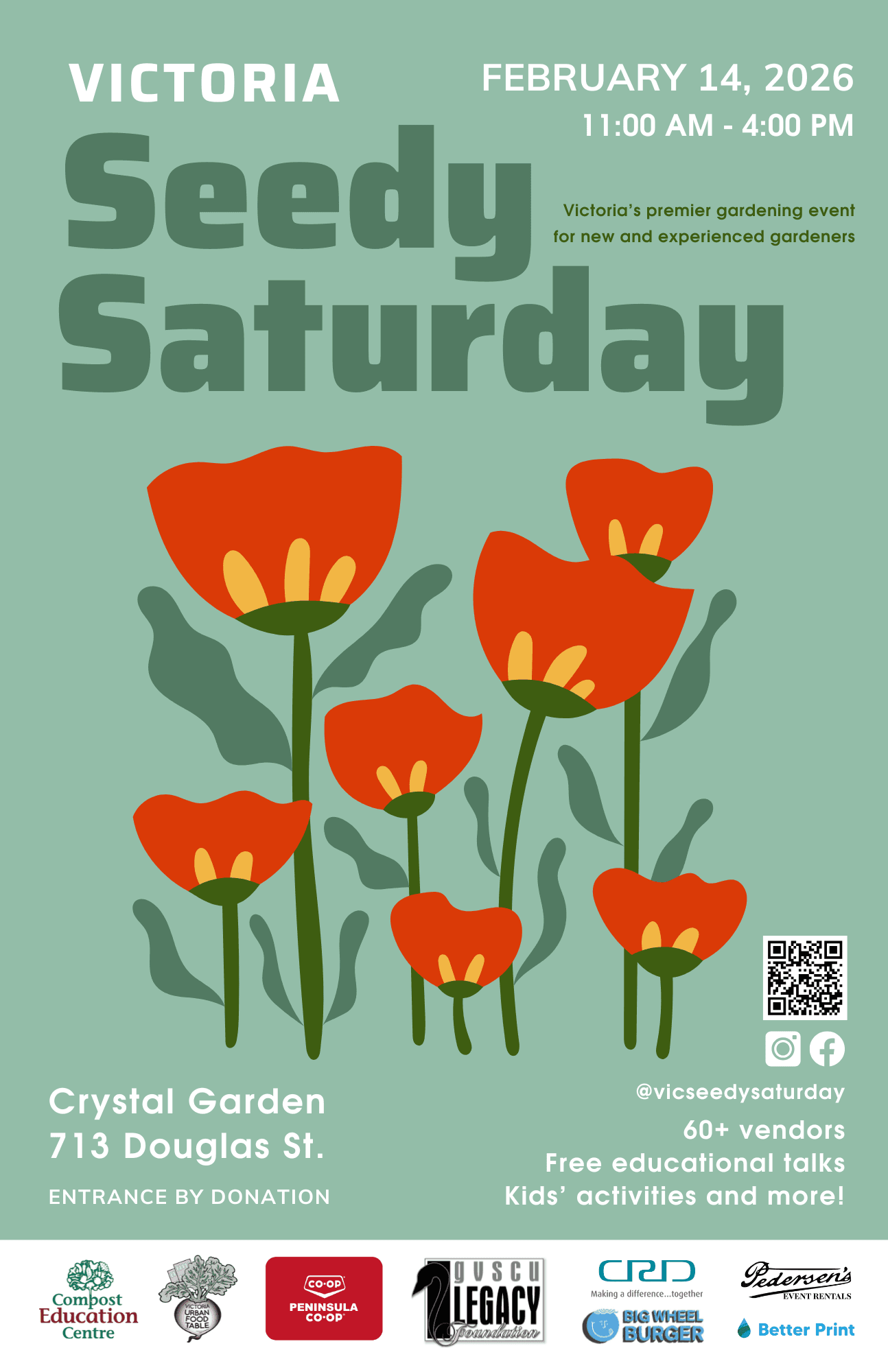 Victoria Seedy Saturday at Crystal Garden, 713 Douglas St.