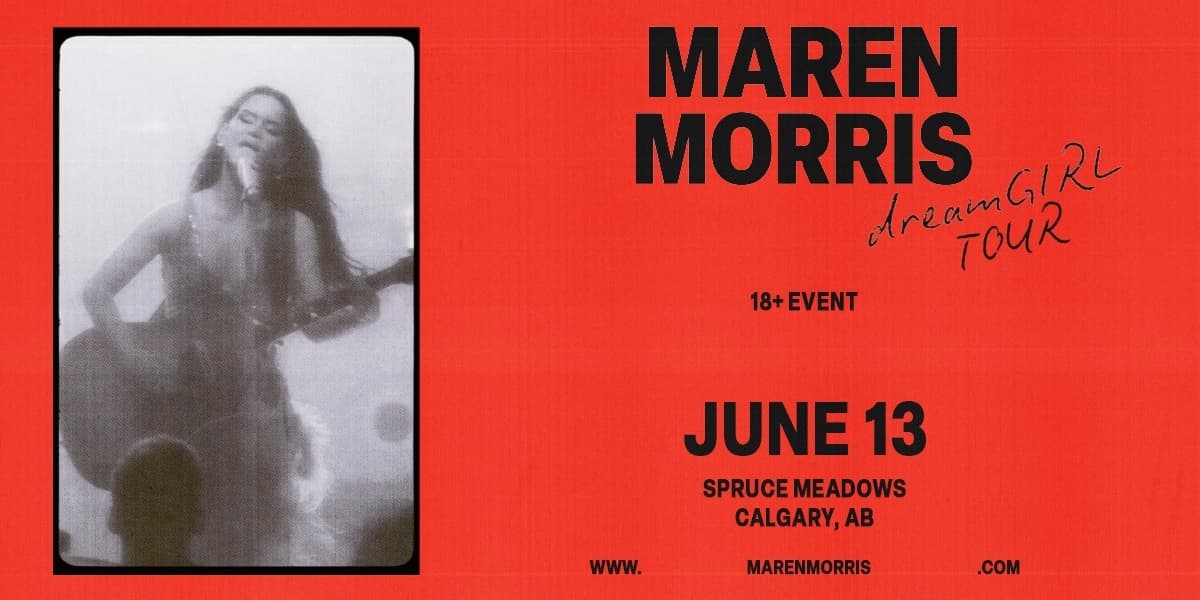 Maren Morris at Spruce Meadows
18011 Spruce Meadows Way SW
