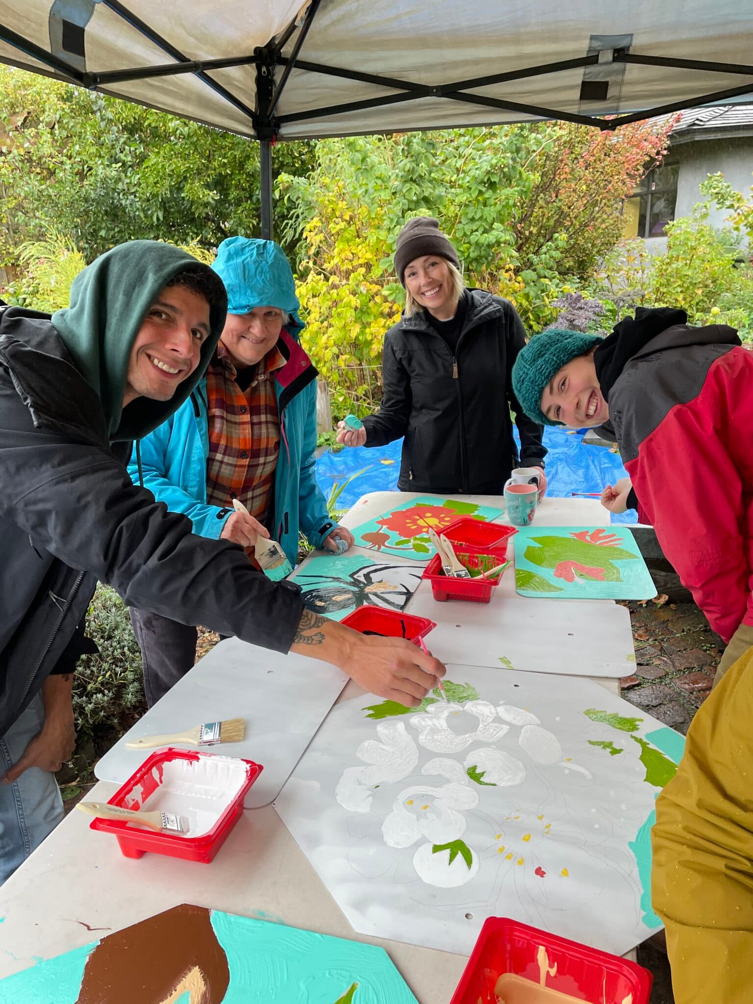 Garden Party and Mural Celebration at 1216 North Park St