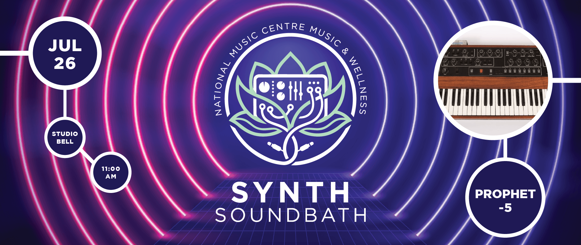 Synth Soundbath: Prophet-5 at Studio Bell