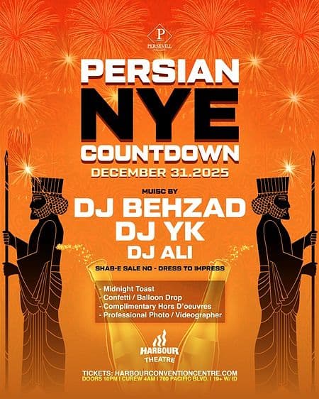 PERSIAN NYE at Harbour Event Centre