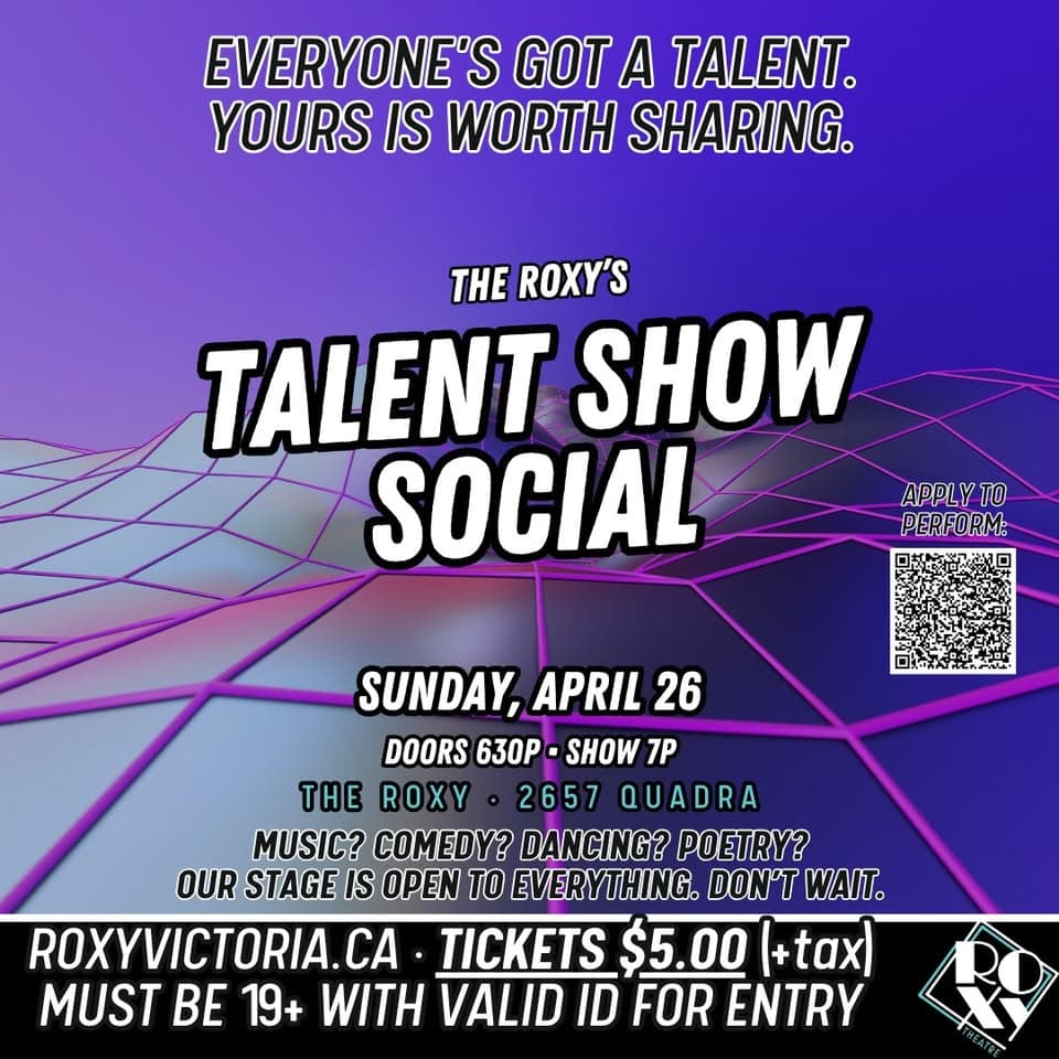 The Roxy's Talent Show - April at Roxy Theatre