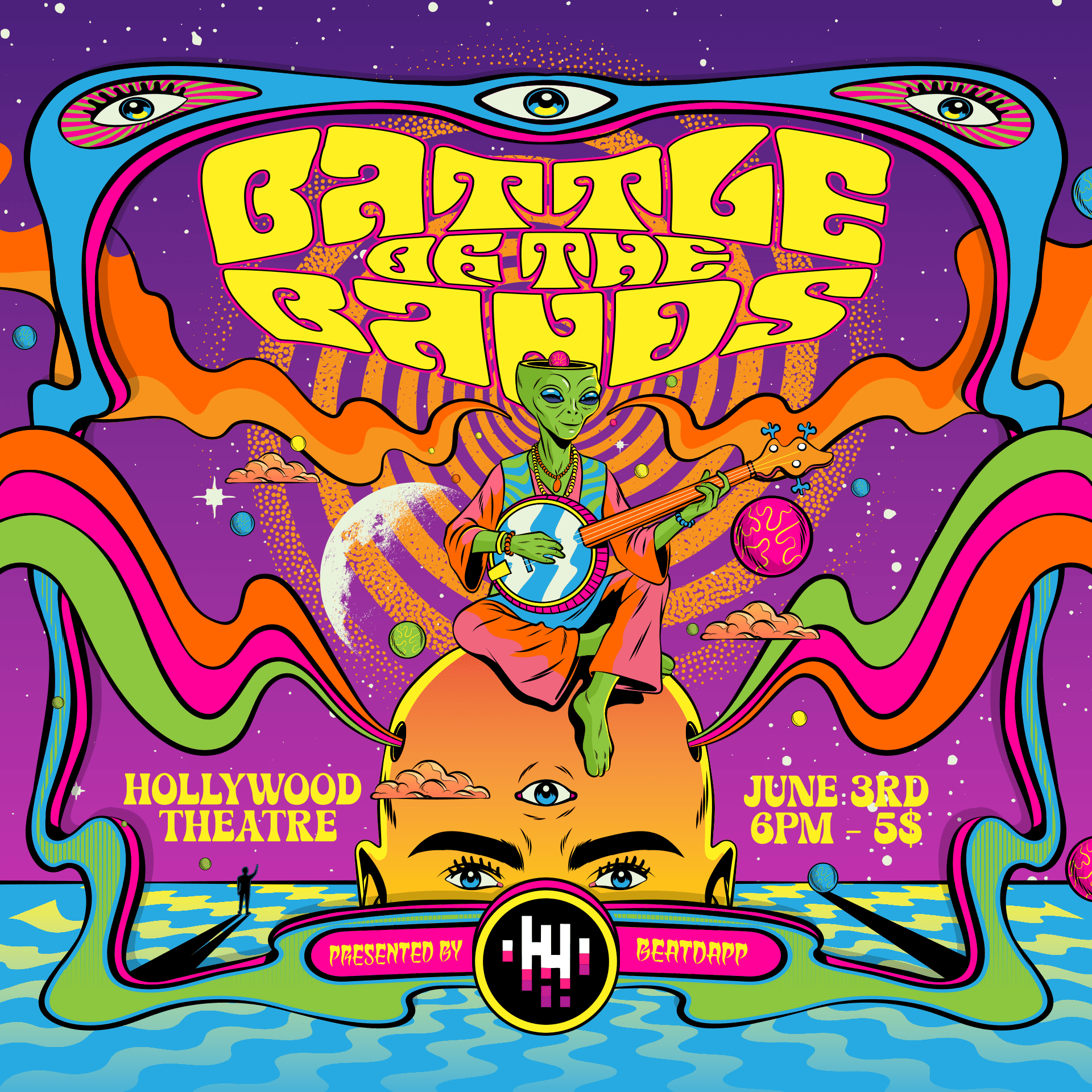 Beatdapp's Battle of the Bands at Hollywood Theatre