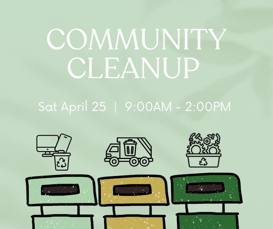 Community Cleanup at 844-848 Cantabrian Dr
