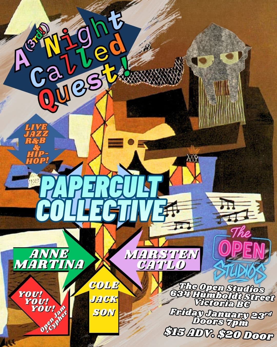 A (3rd!) Night Called Quest at The Open Studios