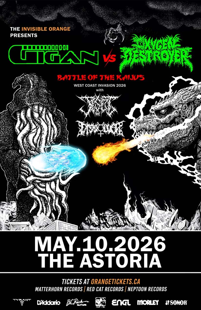 Gigan // Oxygen Destroyer // Jisei // Dissolver at Astoria Pub