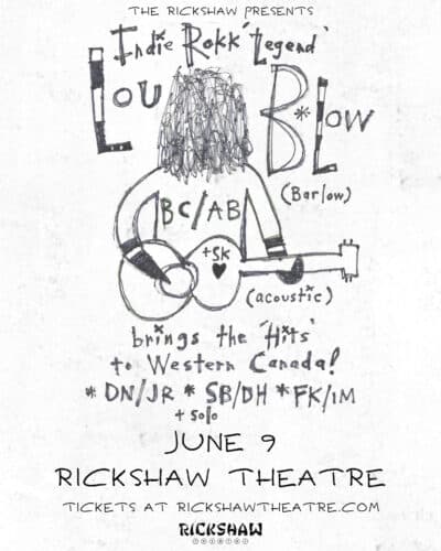 Lou Barlow at The Rickshaw Theatre