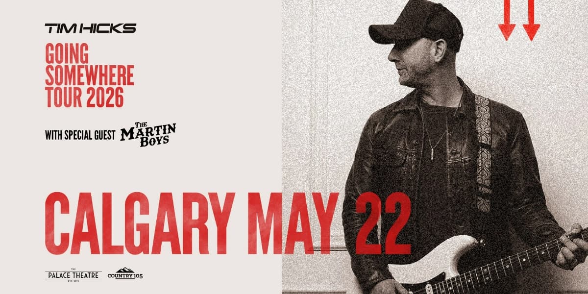 Tim Hicks Going Somewhere Tour 2026 at The Palace Theatre