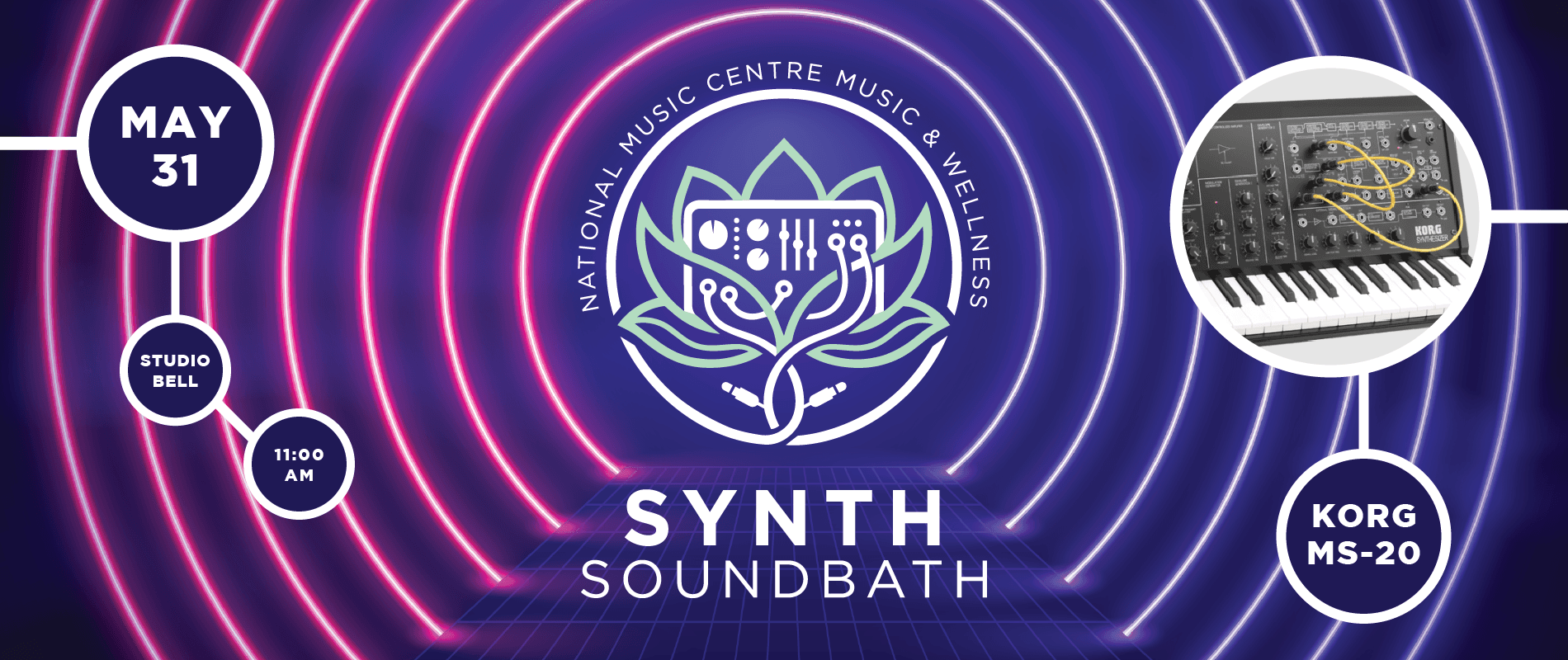 Synth Soundbath: Korg Ms-20 at Studio Bell