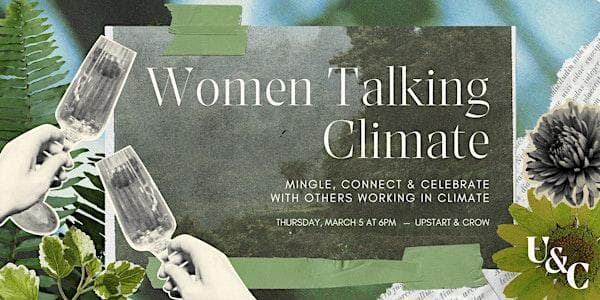 Women Talking Climate at Upstart & CrowVancouver