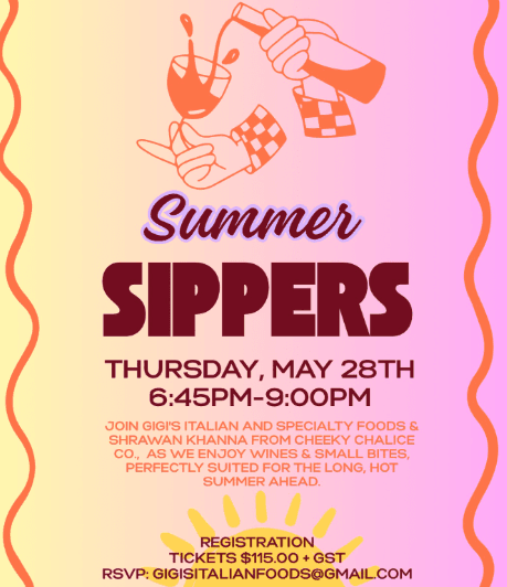 Summer Sippers at Gigi's Italian & Specialty Foods