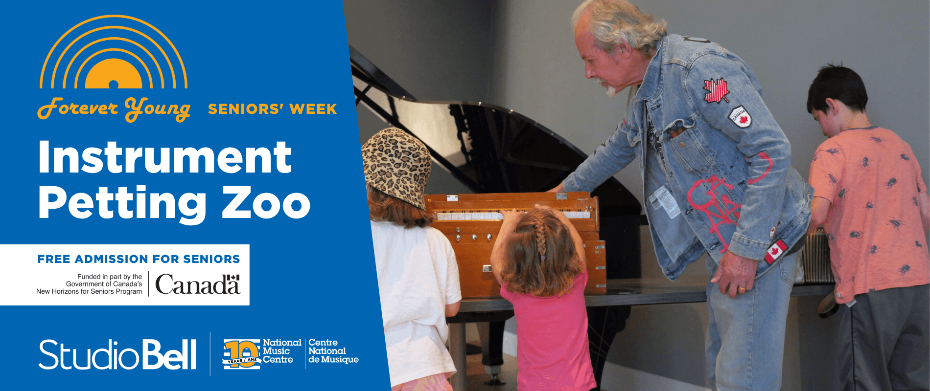 Forever Young: Instrument Petting Zoo at Studio Bell