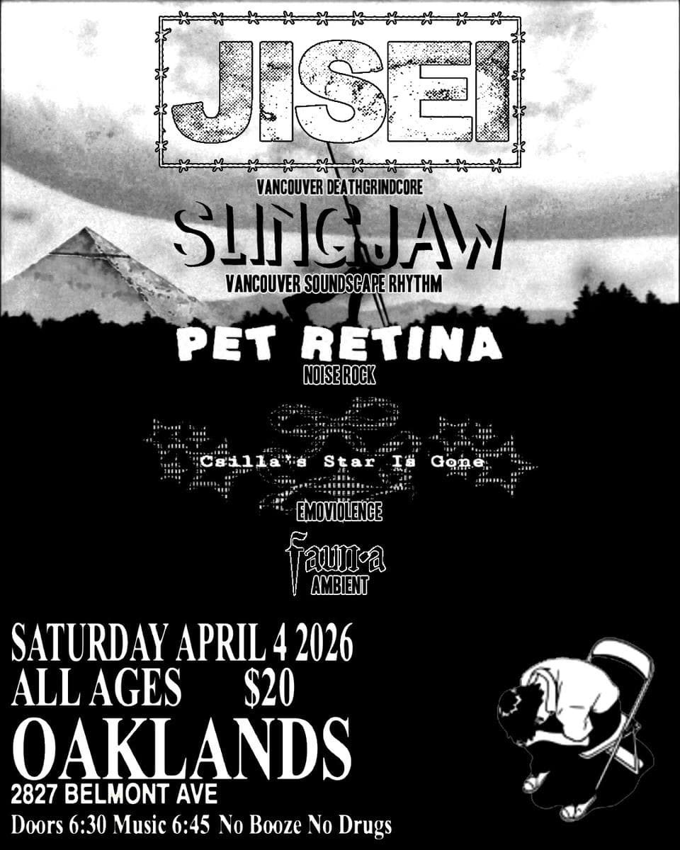 Jisei, Slingjaw And Friends: Presented By Near Dark And Burner Phone Booking — Live Music in Victoria