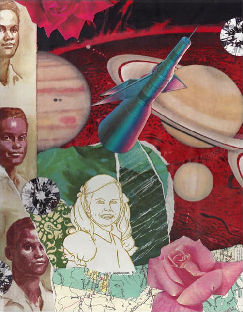 Monthly collage workshops at Oaklands neighbourhood