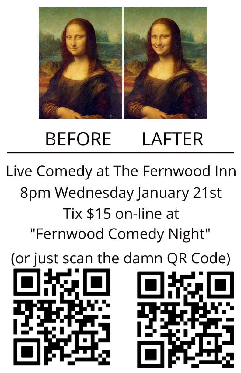Fernwood Comedy Night (January 2026) at The Fernwood Inn (1302 Gladstone)
