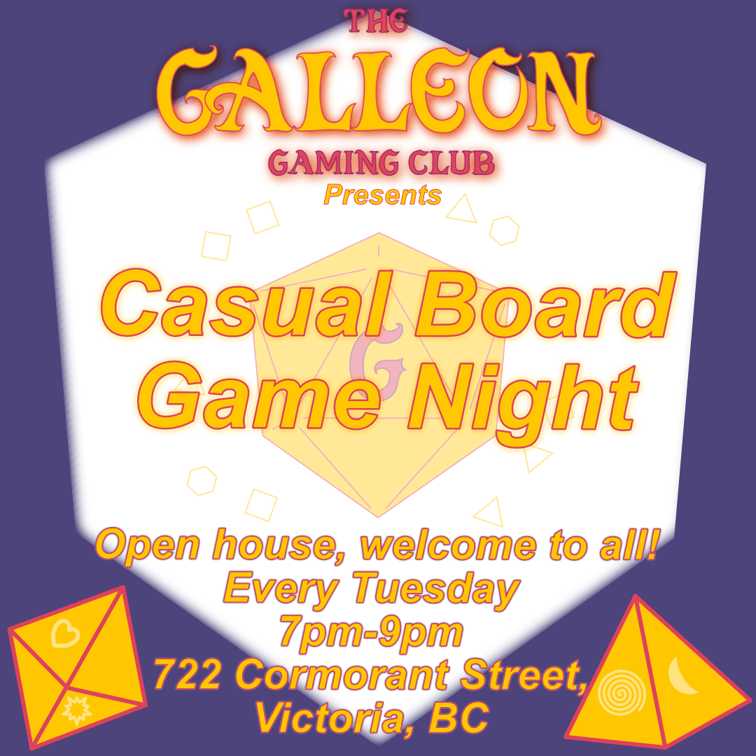 Tuesday Board Game Night — Fun n Games in Victoria