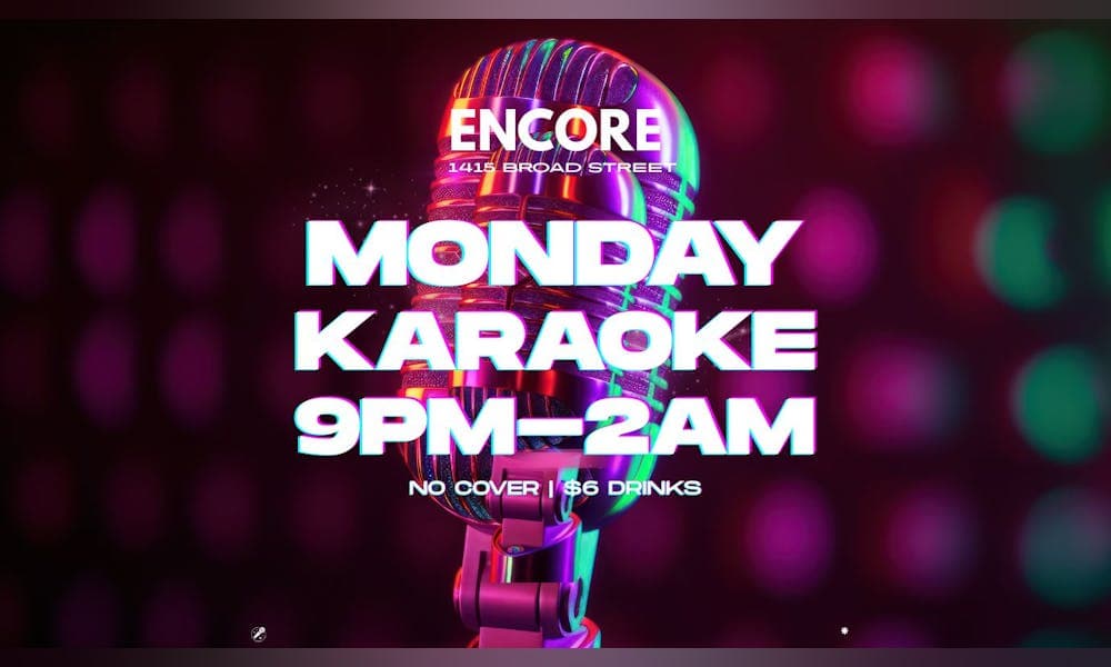 Karaoke Mondays at 1415 Broad Street
