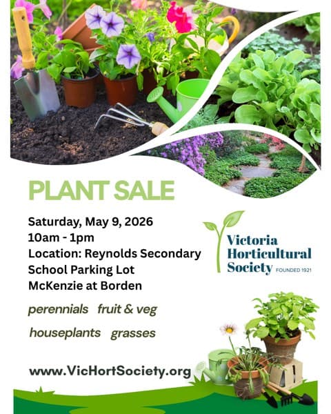 Victoria Horticultural Society PLANT SALE!! — Outdoor Events in Victoria