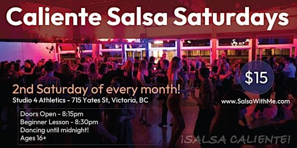Caliente Salsa Saturdays at Studio 4 Athletics