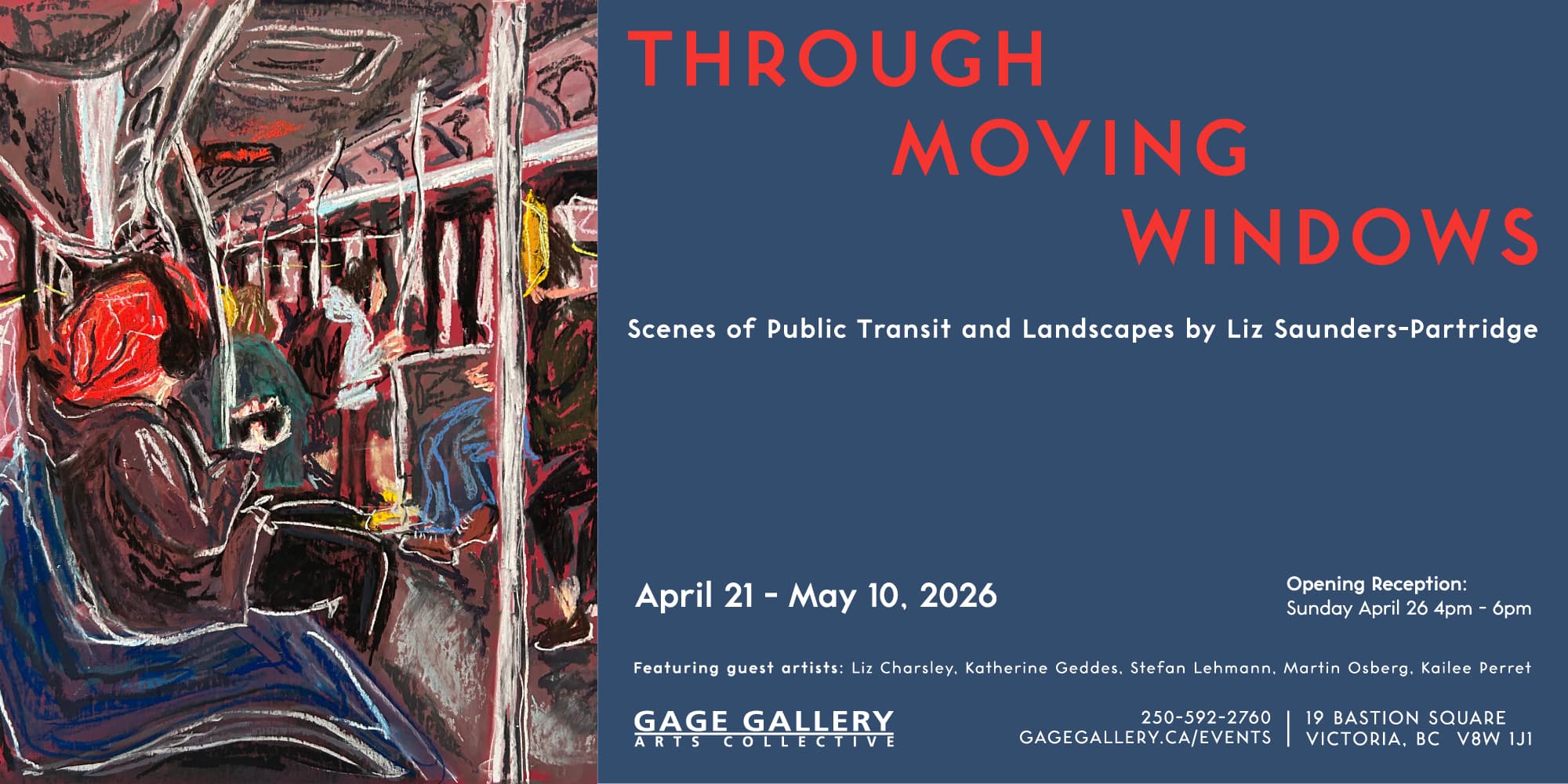 Through Moving Windows at 19 Bastion Square, Victoria, BC, V8W 1J1