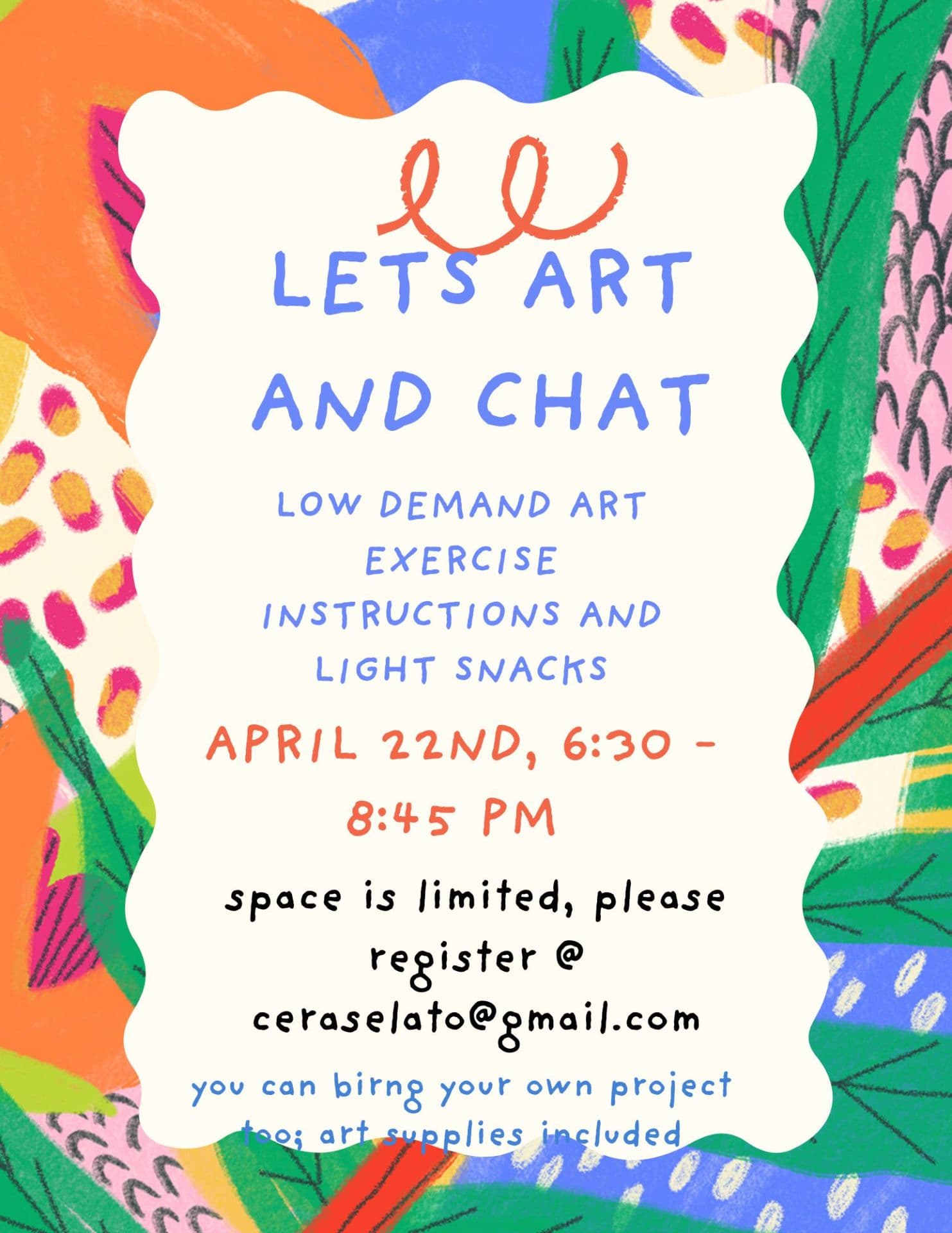 Art & Chat at Little Gladstone Studio