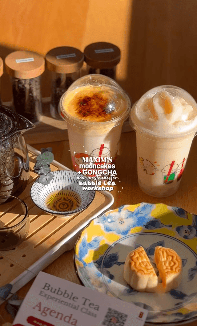 Bubble Tea Workshop Fun & Flavour-Packed Experience! at Gong cha New Westminster Station