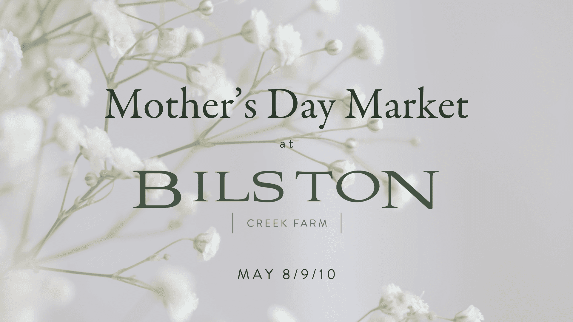 Mothers Day Market at Bilston Creek Farm at Bilston Creek Farm 4185 Metchosin Road