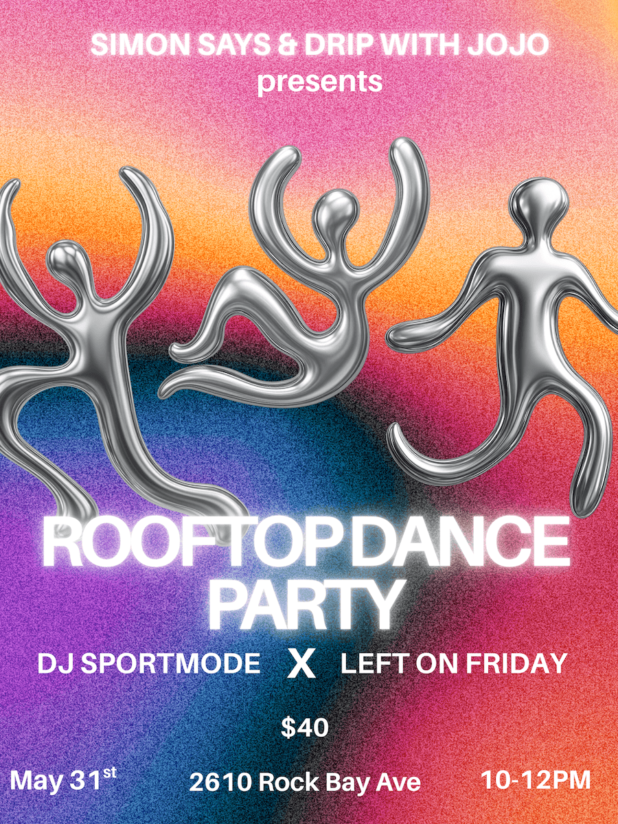 Rooftop Dance Party w/ Drip with Jojo at Left On Friday (Rooftop)